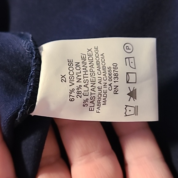 🌟3 for $30 🌟 Navy Skirt - 2X - Picture 7 of 8